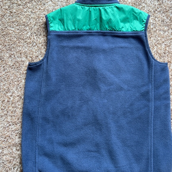 Vineyard Vines Slate Blue Green Fleece Vest Size Youth Large XL 20 - Picture 3 of 3